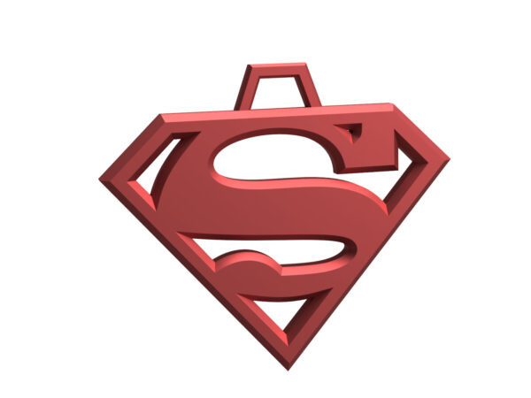 Superman Smycke för 3D-utskrift – Gratis STL-nedladdning