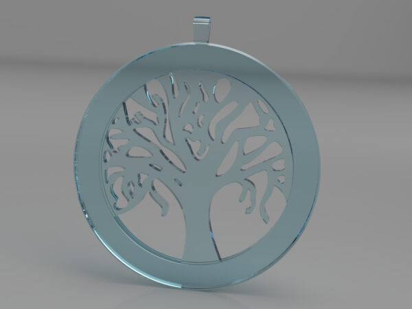 Tree of Life – Redigerbar CAD-modell för smyckeshänge (Fusion 360)